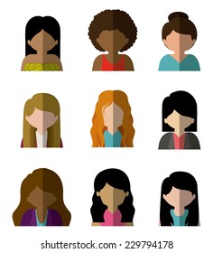People design over white background, vector illustration