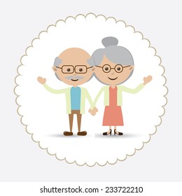 People design over white background, vector illustration.