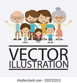People design over white background, vector illustration.