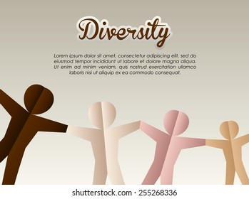 People design over white background, vector illustration.