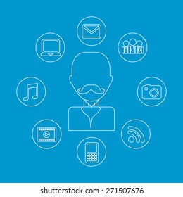 people design, vector illustration eps10 graphic 