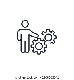 People Development Icons  Symbol Vector Elements For Infographic Web