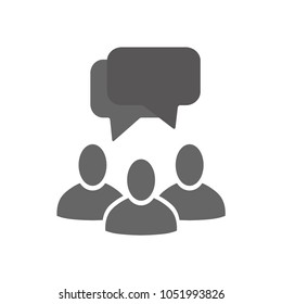 people dialog icon