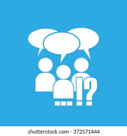 people dialog icon