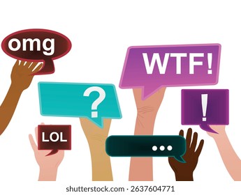 People dialogue concept. vector illustration