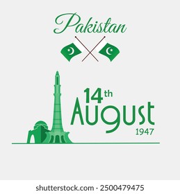 People from different backgrounds standing together, holding hands, with a dove of peace. "Let's embrace peace,  and tolerance. Together, we can build a stronger Pakistan. Happy Independendence