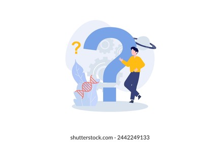 Menschen mit verschiedenen mentalen Denkweisen oder Modell kreative Illustration