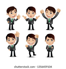 People with different poses