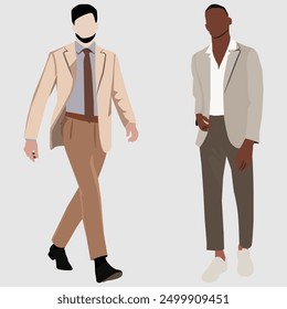 people in different poses man, character, business, casual, set, cartoon, male, 