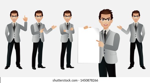 people with different poses. vector