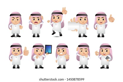 People with different poses. vector