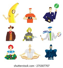 people of different professions
