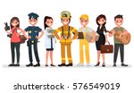 People of different professions. Labor Day. Vector illustration in a flat style