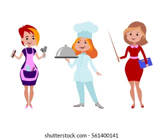 People different professions vector illustration.