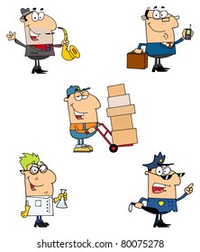 People Of Different Professions-Vector Collection 4