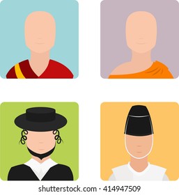 people of different religions set