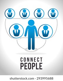 People digital design, vector illustration eps 10.