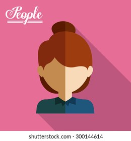 People digital design, vector illustration eps 10 