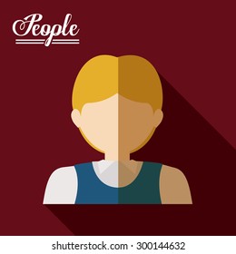 People digital design, vector illustration eps 10 