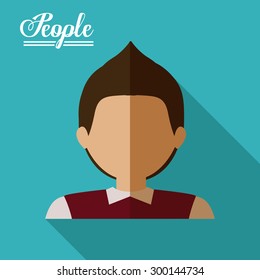 People digital design, vector illustration eps 10 