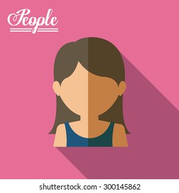 People digital design, vector illustration eps 10 