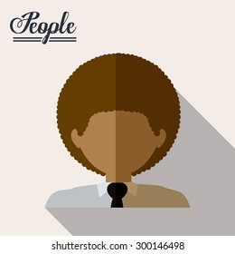 People digital design, vector illustration eps 10 