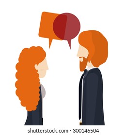 People digital design, vector illustration eps 10 