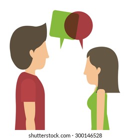 People digital design, vector illustration eps 10 