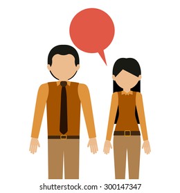 People digital design, vector illustration eps 10 