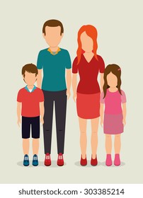 People digital design, vector illustration.