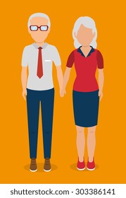 People digital design, vector illustration.