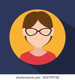 People digital design, vector illustration eps 10.