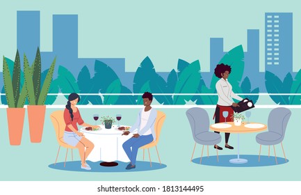 71 Formal dinner waiter couple Images, Stock Photos & Vectors ...