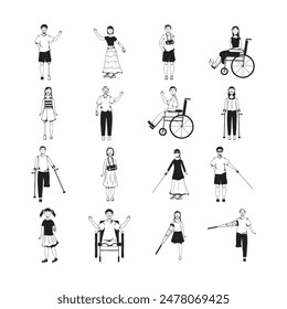 People With Disabilities Character Set