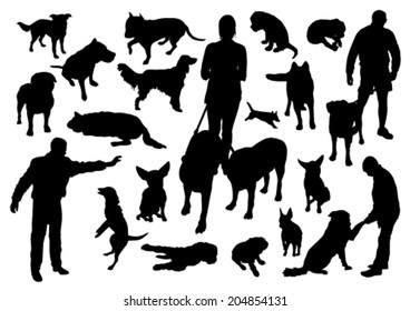 10,999 Dog and human silhouette Images, Stock Photos & Vectors ...