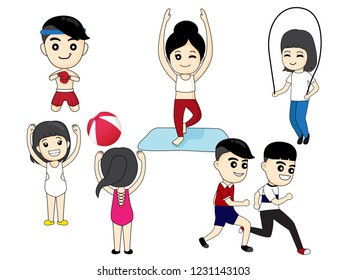 People doing activity at the park