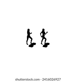 People doing crunches. Exercise isolated on a white background. Men do fitness and yoga exercises—pushups, squats, dumbbell rows, burpees, side planks, situps, mountain climbers, etc.