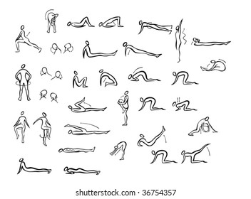 Yoga Professional Icon Set 8 Stock Vector (Royalty Free) 477582280 ...