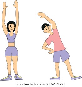 Personas haciendo ejercicio en el gimnasio