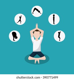 People doing yoga desgin 