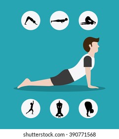 People doing yoga desgin 