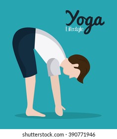 People doing yoga desgin 