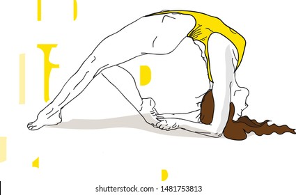 
People doing yoga. Relax and healthy. Yoga pose.