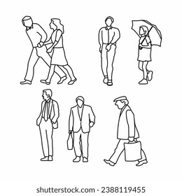 People  Drawing, People Outline, Human Vector, Human 2 dimension drawing, People 2 Dimension Drawing
