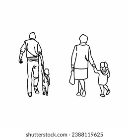 People  Drawing, People Outline, Human Vector, Human 2 dimension drawing, People 2 Dimension Drawing