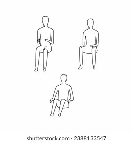 Dibujo de personas, contorno de personas, vector humano, dibujo de dimensiones de 2 personas, dibujo de dimensiones de 2 personas