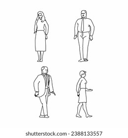 People  Drawing, People Outline, Human Vector, Human 2 dimension drawing, People 2 Dimension Drawing