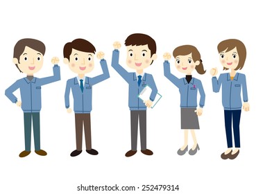 仕事 頑張る のイラスト素材 画像 ベクター画像 Shutterstock