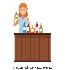 people drinking at summer