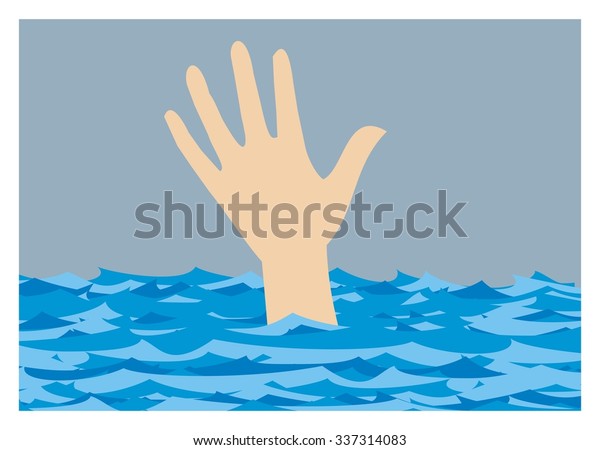 People Drowning Illustration Stock Vector (Royalty Free) 337314083 ...